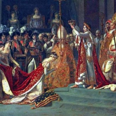 Коронація Наполеона і Жозефіни. Фрагмент